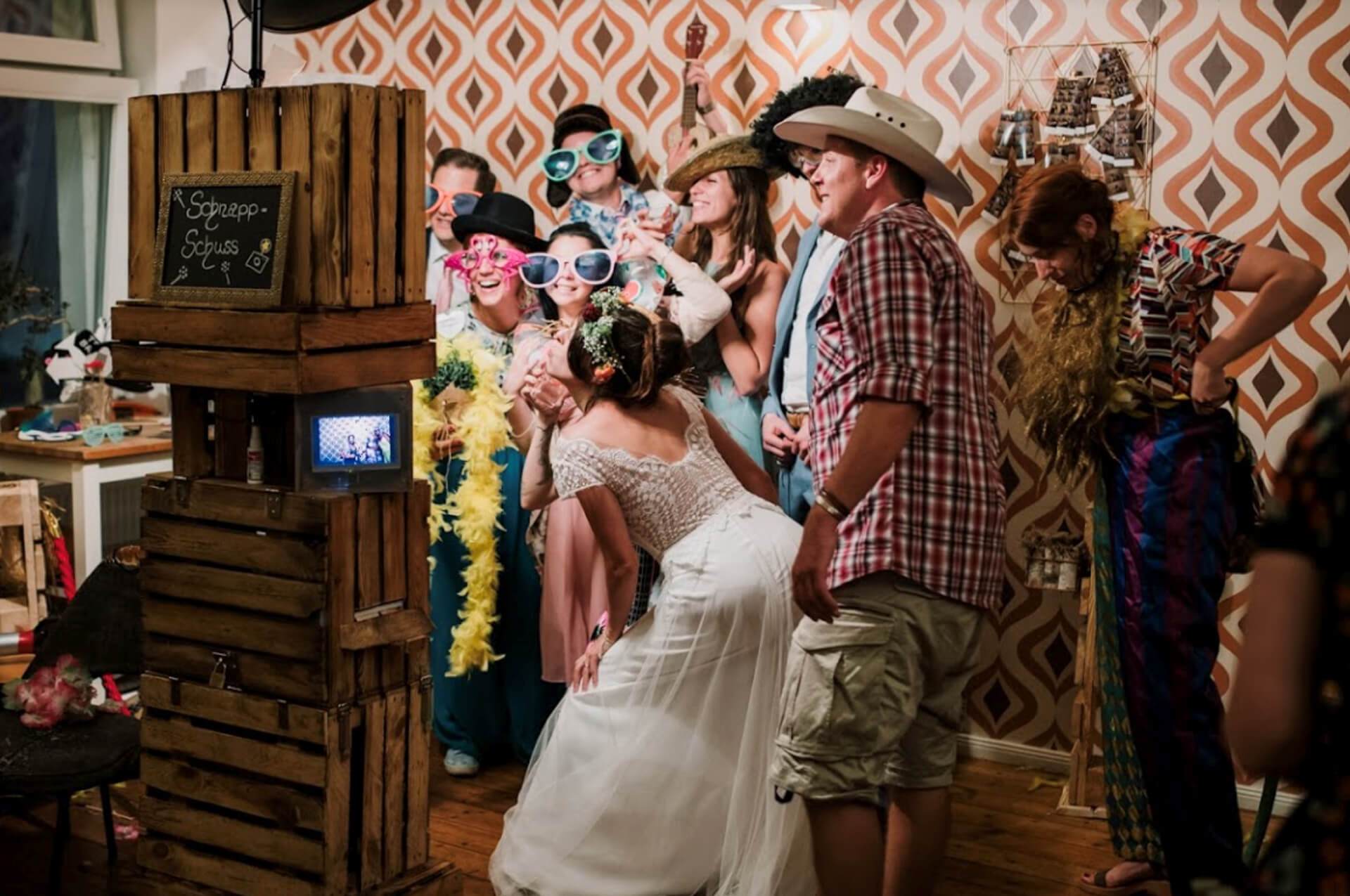Vintagebox Kompakt Gruppe Beispielbild Hochzeit